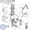 Ideal Standard Domi Solo Bath and Shower Mixer Spare Parts